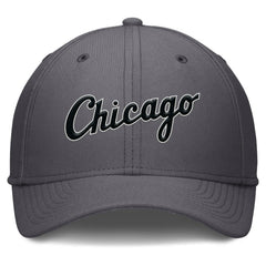 Chicago White Sox Swoosh Performance Flex Hat Gray