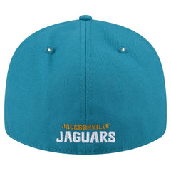 Jacksonville Jaguars New Era Throwback Logo Omaha Low Profile 59FIFTY Fitted Hat - Teal on sale