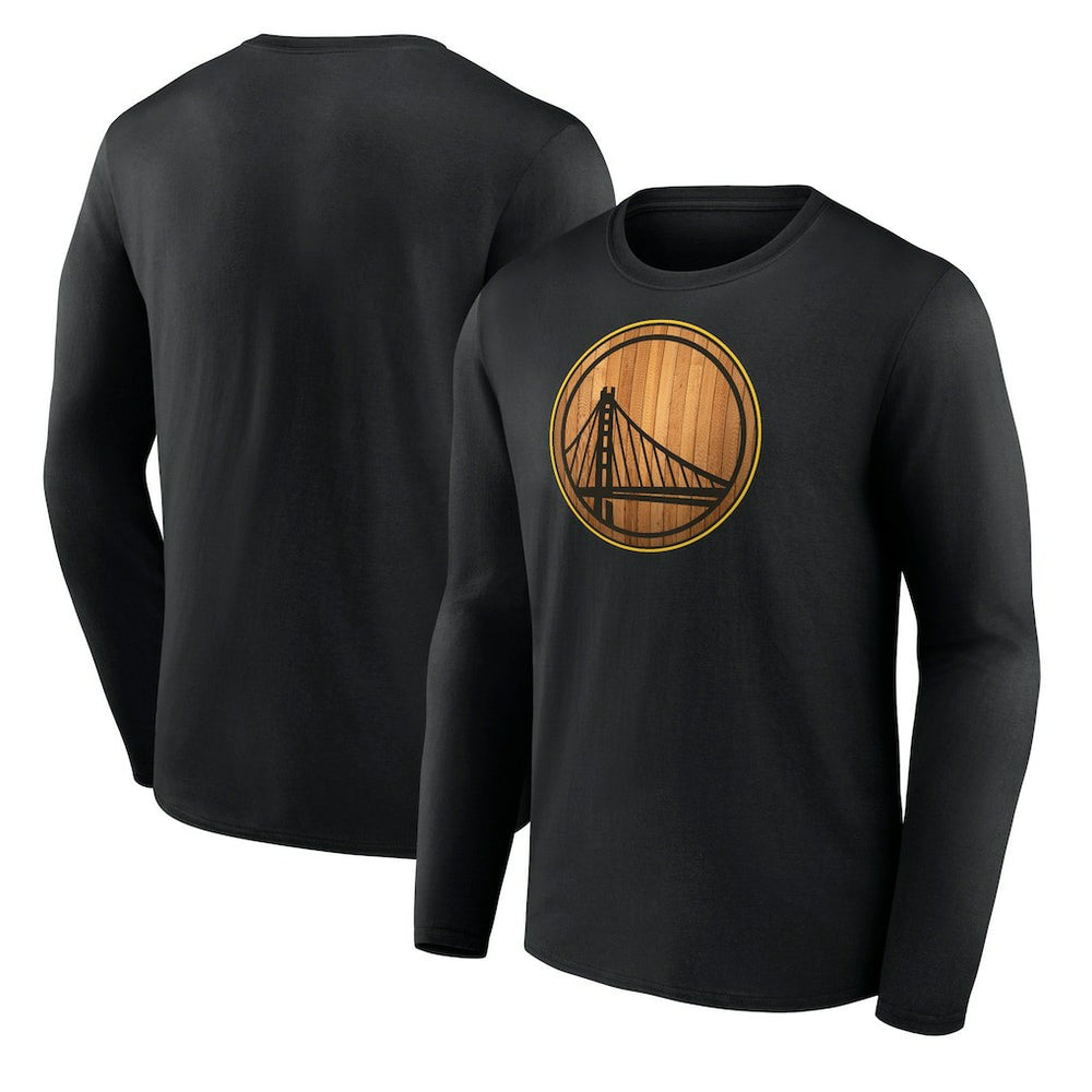 Golden State Warriors Hardwood Long Sleeve T-Shirt sale - Black shop