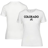 Colorado Avalanche Levelwear Women's Maddox City Capsule T-Shirt - White T-shirts