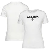 Winnipeg Jets Levelwear Women's Maddox City Capsule T-Shirt - White T-shirts