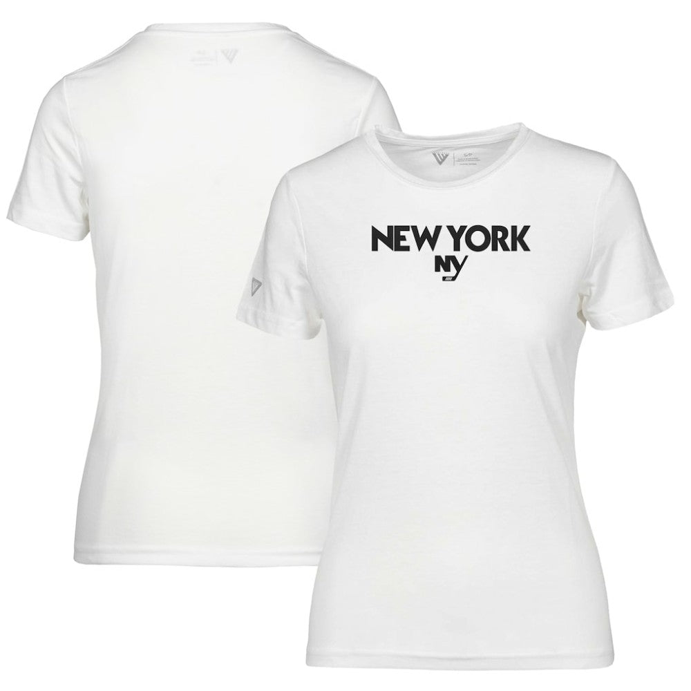 New York Islanders Levelwear Women's Maddox City Capsule T-Shirt - White T-shirts