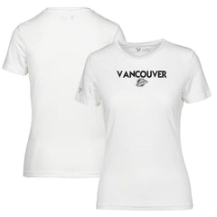 Vancouver Canucks Levelwear Women's Maddox City Capsule T-Shirt - White T-shirts