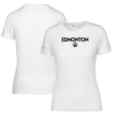 Edmonton Oilers Levelwear Women's Maddox City Capsule T-Shirt - White T-shirts