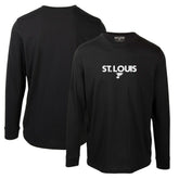 St. Louis Blues Levelwear Oscar City Capsule Long Sleeve T-Shirt - Black T-shirts