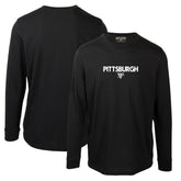 Pittsburgh Penguins Levelwear Oscar City Capsule Long Sleeve T-Shirt - Black T-shirts