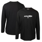 Anaheim Ducks Levelwear Oscar City Capsule Long Sleeve T-Shirt - Black T-shirts
