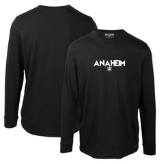 Anaheim Ducks Levelwear Oscar City Capsule Long Sleeve T-Shirt - Black T-shirts
