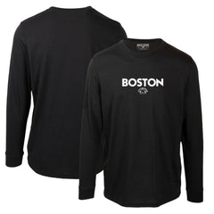 Boston Bruins Levelwear Oscar City Capsule Long Sleeve T-Shirt - Black T-shirts