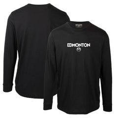 Edmonton Oilers Levelwear Oscar City Capsule Long Sleeve T-Shirt - Black T-shirts