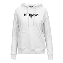 Pittsburgh Penguins Levelwear Women's Adorn City Capsule Pullover Hoodie - White Hoodies