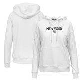 New York Rangers Levelwear Women's Adorn City Capsule Pullover Hoodie - White Hoodies