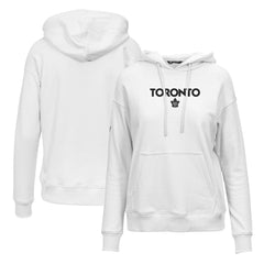 Toronto Maple Leafs Levelwear Women's Adorn City Capsule Pullover Hoodie - White Hoodies
