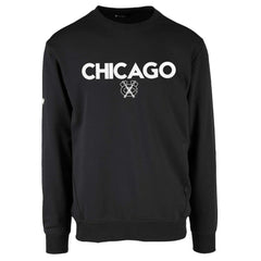 Chicago Blackhawks Levelwear Zane City Capsule Pullover Sweatshirt - Black Sweatshirts