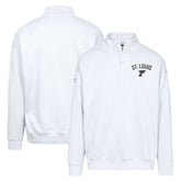 St. Louis Blues Levelwear Murray City Capsule Quarter-Zip Sweatshirt - White Sweatshirts