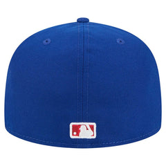 Chicago Cubs Checkered Undervisor 59FIFTY Fitted Hat Royal