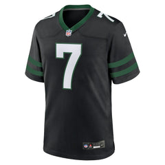 Justin Fields New York Jets Game Jersey - Stealth Black discount