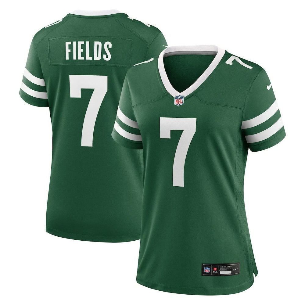 Justin Fields New York Jets Women's Game Jersey - Legacy Green sale