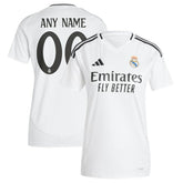 Real Madrid Women's 2024/25 Home Replica Custom Jersey - White for sale