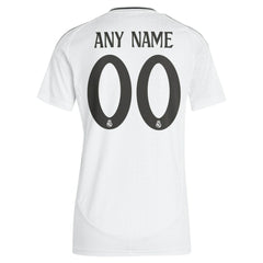 Real Madrid Women's 2024/25 Home Replica Custom Jersey - White for sale