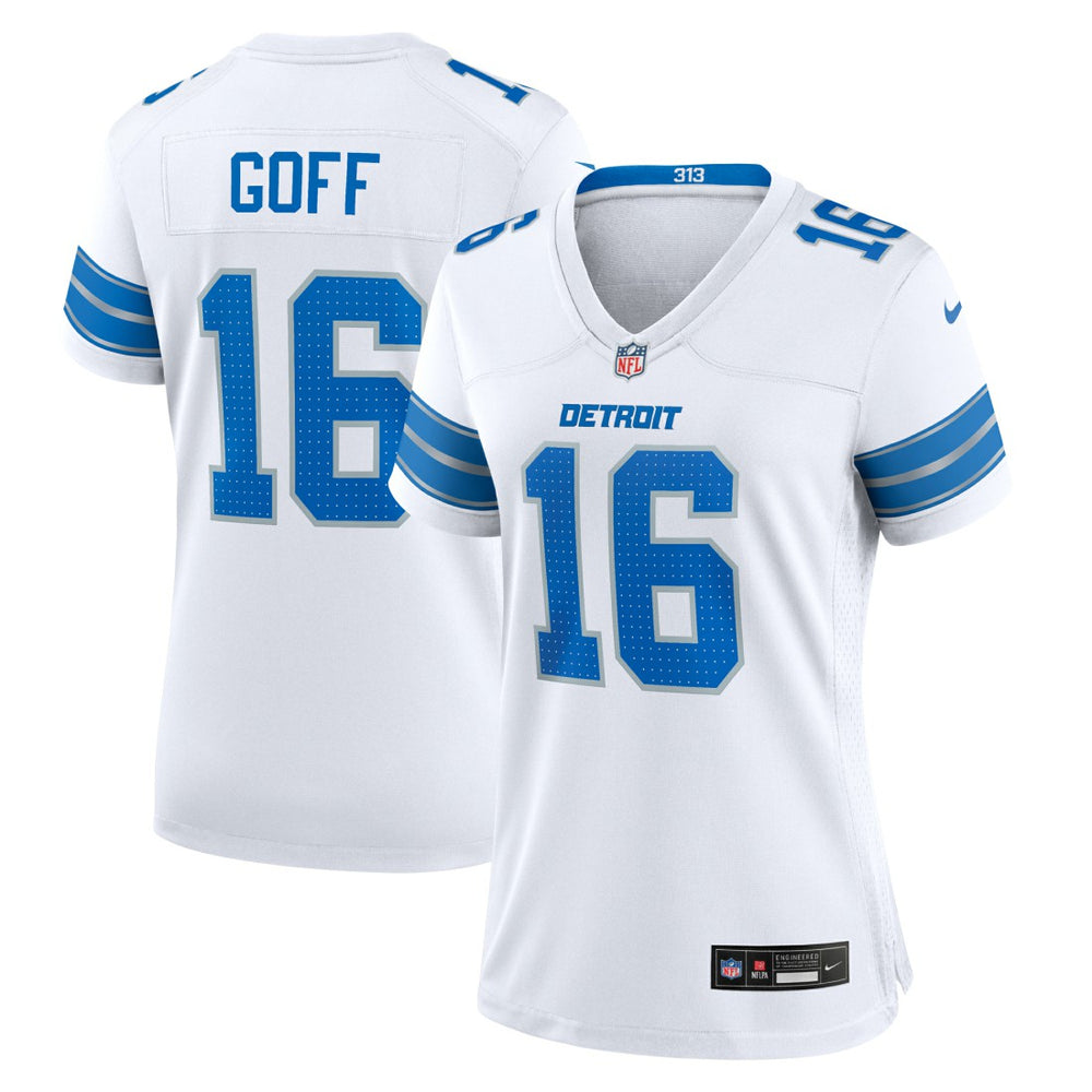 Jared Goff Detroit Lions Women's Game Jersey - White discount