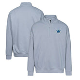 Seattle Mariners Levelwear Murray Core Logo Quarter-Zip Pullover Top Gray