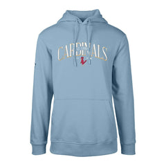 St. Louis Cardinals Levelwear Cooperstown Collection Podium Retro Spellout Pullover Hoodie Light Blue