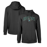 Tampa Bay Rays Levelwear Cooperstown Collection Podium Retro Spellout Pullover Hoodie Black