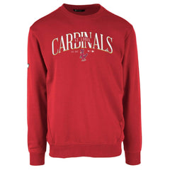 St. Louis Cardinals Levelwear Zane Cooperstown Collection Retro Spellout Pullover Sweatshirt Red
