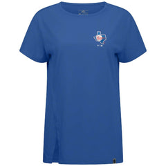 Texas Rangers Levelwear Women's Influx Cooperstown Core Logo T-Shirt Royal