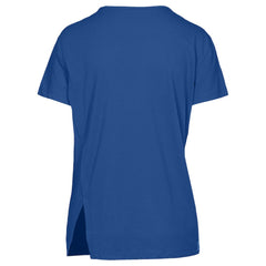 Texas Rangers Levelwear Women's Influx Cooperstown Core Logo T-Shirt Royal