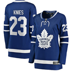 Matthew Knies Toronto Maple Leafs Fanatics Women's Home Breakaway Jersey - Blue Jerseys