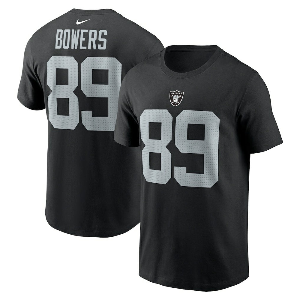Brock Bowers Las Vegas Raiders Name & Number T-Shirt - Black on sale