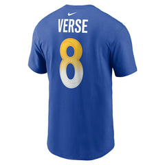 Jared Verse Los Angeles Rams Name & Number T-Shirt - Royal discount