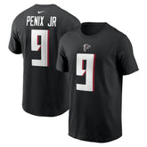 Michael Penix Jr. Atlanta Falcons Name & Number T-Shirt - Black for sale