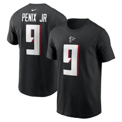 Michael Penix Jr. Atlanta Falcons Name & Number T-Shirt - Black for sale
