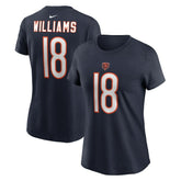 Caleb Williams Chicago Bears Women's Name & Number T-Shirt - Navy for sale