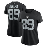 Brock Bowers Las Vegas Raiders Women's Player Name & Number T-Shirt - Black discount