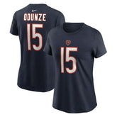 Rome Odunze Chicago Bears Women's Name & Number T-Shirt - Navy on sale