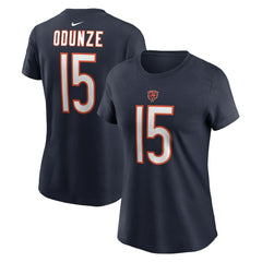 Rome Odunze Chicago Bears Women's Name & Number T-Shirt - Navy on sale