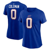 Keon Coleman Buffalo Bills Women's Player Name & Number T-Shirt - Royal on sale