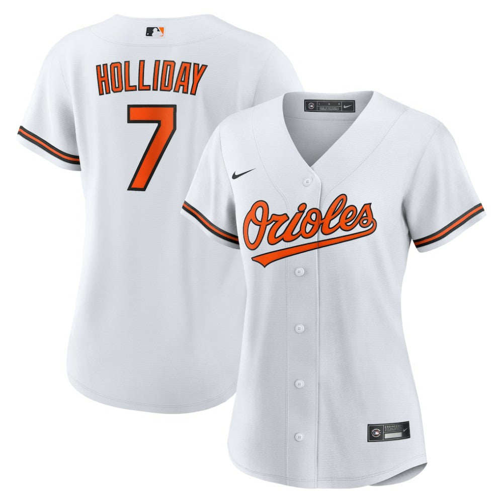 Jackson Holliday Baltimore Orioles Women's Home Replica Player Jersey White