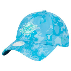 Miami Dolphins New Era Women's Trippy 9TWENTY Adjustable Hat - Aqua on sale