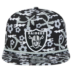 Las Vegas Raiders New Era Wakey Wakey Golfer Snapback Hat - Black discount