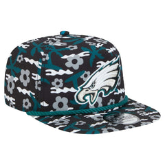 Philadelphia Eagles New Era Wakey Wakey Golfer Snapback Hat - Black on sale