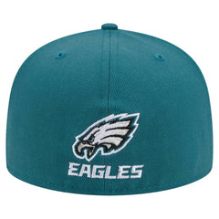 Philadelphia Eagles New Era Ransom 59FIFTY Fitted Hat - Midnight Green discount