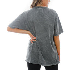 New York Jets Gameday Couture Women's Tackle Titan Relaxed Fit T-Shirt - Gray sale