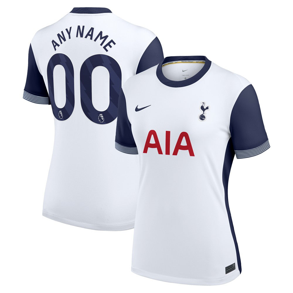 Tottenham Hotspur Women's 2024/25 Home Replica Custom Jersey - White for sale