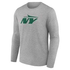 New York Jets Secondary Logo Long Sleeve T-Shirt - Gray for sale