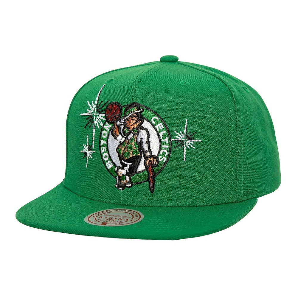 Boston Celtics Starlight Snapback Hat - Kelly Green for sale